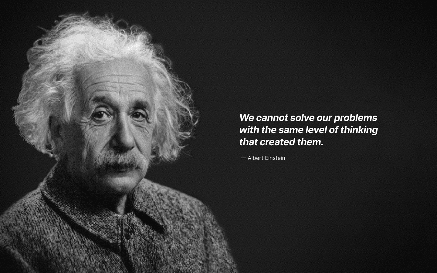 Einstein Quote Section