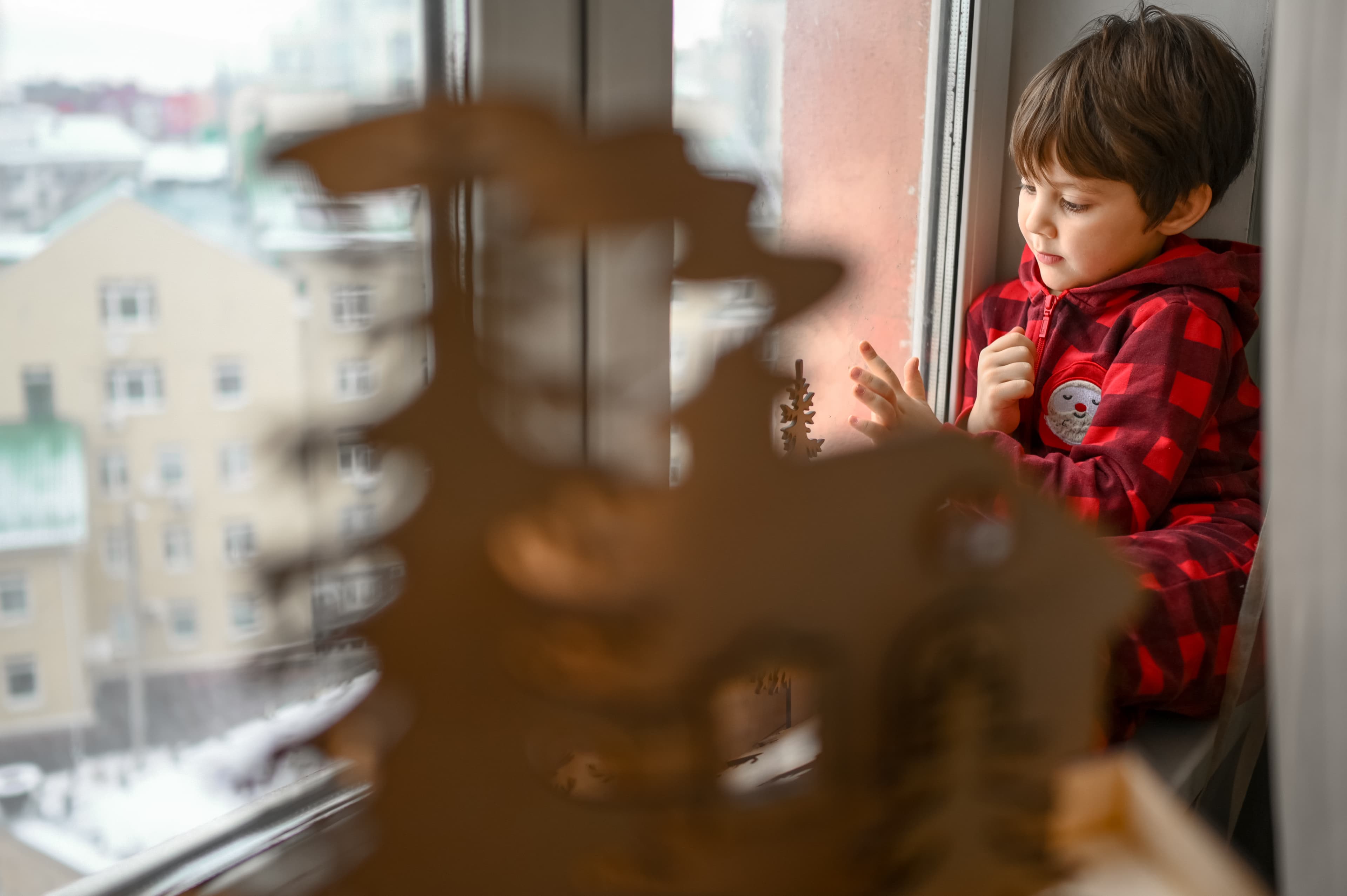 He was fine this morning.